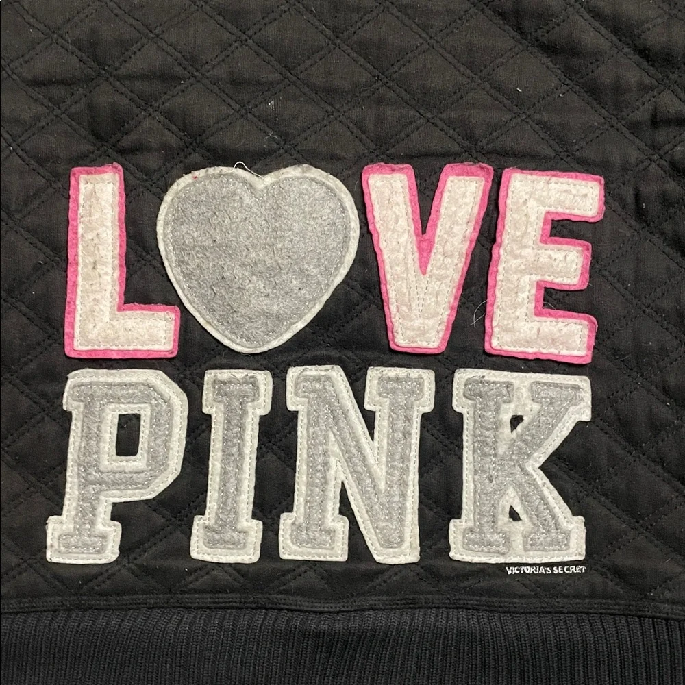 PINK Victoria’s Secret Y2K‎ 2000s Style Zip Up Fur Hood Jacket Size Large